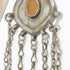 Antique Turkoman head dress ornament silver, cornelian, 46 x 59 cms - The Nomads Tent